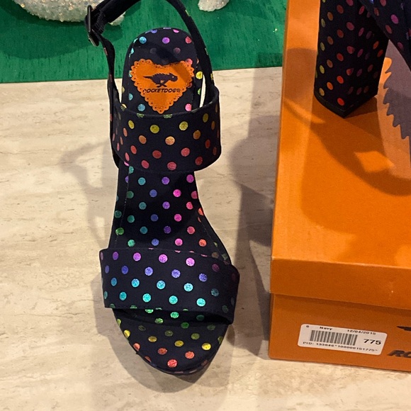 Rocket Dog Multicolor Polka Dot Platform Sandals - Picture 2 of 3